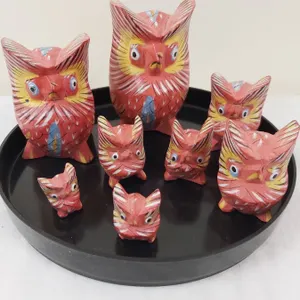 Wooden Owl Décor