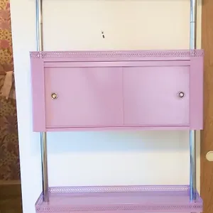 Lilac Bathroom Wall Organizer