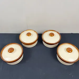 "Beeline" Stoneware Dishes with Lids