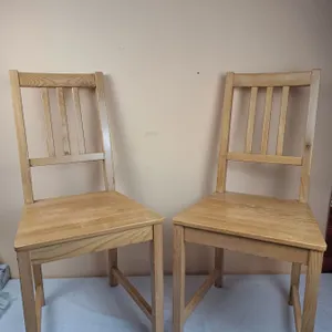 2 "Stefan" IKEA Wooden Chairs-Some Scuffs & Scratches