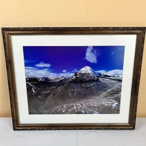 Framed Photograph of Mt. Kailas in Tibet