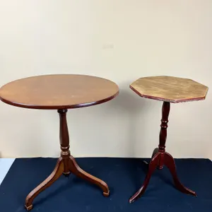 2 Small Wooden Tables