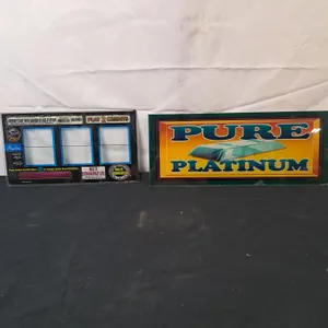 2 Glass Panels for Arcade Games