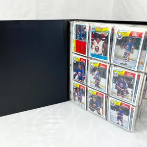 Assorted Hockey Card Binder