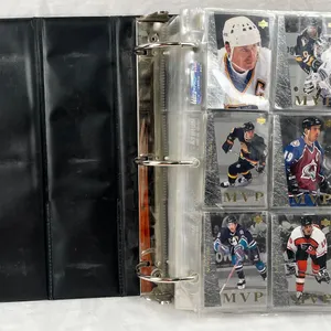 Assorted Hockey Card Binder