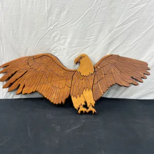 Wooden Eagle Wall Decor