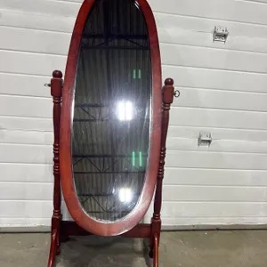 Wooden Stand Mirror