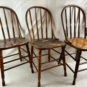 3 Wooden Chairs
