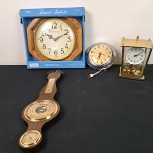 Clock and Barometer Lot