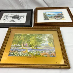 Framed artwork