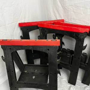 4 - Plastic Folding Saw Horses