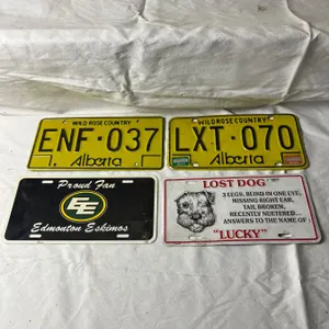 Vintage and Vanity Licence Plates