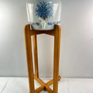 Ceramic Crock Dispenser with Stand