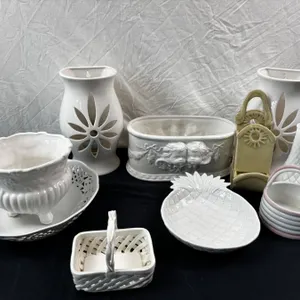 Ceramic Planters and Candleholders