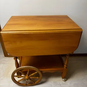Drop Leaf Tea Cart