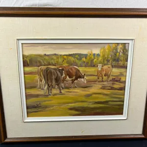 "The Salt-Lick" Oil on Birchboard