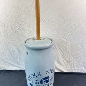 Home Sweet Home Pottery Churn