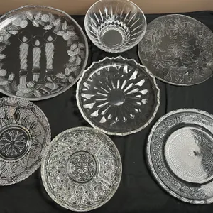 Glass Serving Platters and Bowls