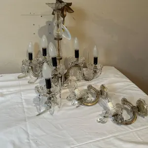 Chandelier and Lights Lot