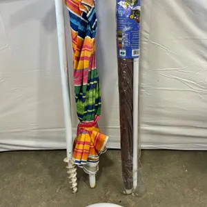 2 Umbrellas with Stand