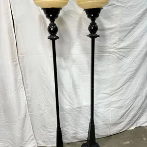 2 Metal Lantern / Light Posts