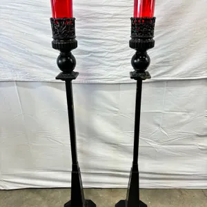 Standing Metal Candle Lanterns