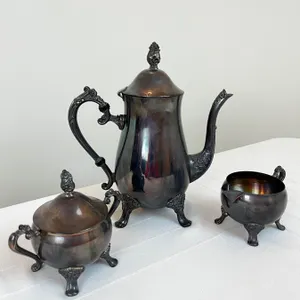 E.P. Brass Tea Set