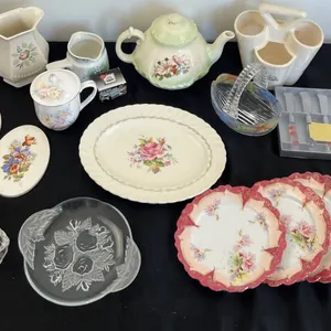 Floral Serving Ware