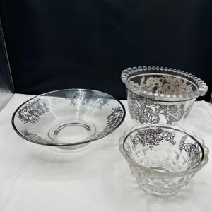 Silver Overlay Bowls