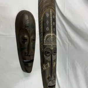 Wooden Mask Decor