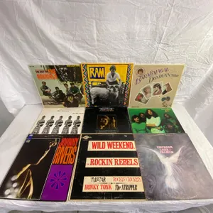 9 LP's featuring The Guess Who, Johnny Rivers, The Animals, Emerson Lake & Palmer