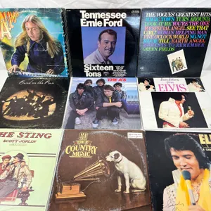 9 Lp's Featuring The Sting, Elvis, Band on the Run