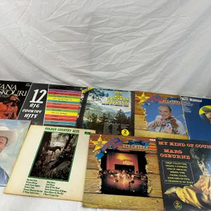 9 LP's Country