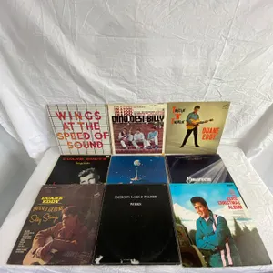 9 LP's featuring Elvis, Time, Duane Eddy, Emerson Lake & Palmer