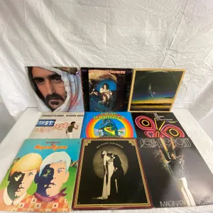9 LP's featuring The Guess Who, Five Man Electrical Band, Boz Scaggs