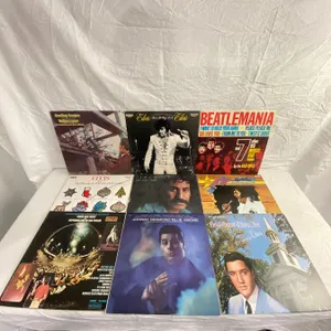 9 LP's featuring Elvis, The Beat Boys, Johnny Desmond/Blue Smoke