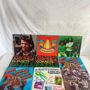 9 LP's featuring The Guess Who, Bill Haley & The Comets