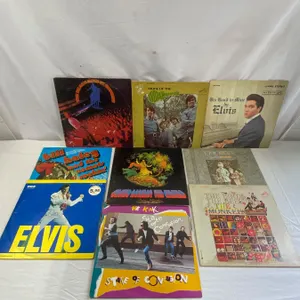 9 LP's Featuring Elvis, Beach Boys, Monkees