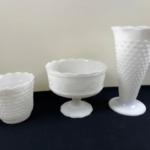 Milk Glass Lot