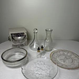 Glass and Crystal Kitchen Lot