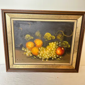 Signed Fruit Art