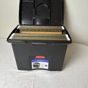 Rubbermaid Portable File Box