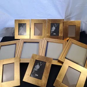 Assortment of Gold Photo Frames