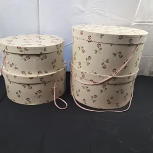 Floral Hat Boxes