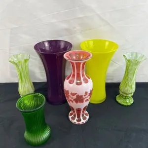 Colored Glass Vases