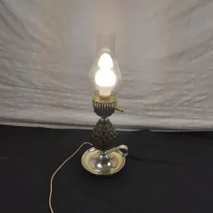 Vintage Electric Hurricane Lamp
