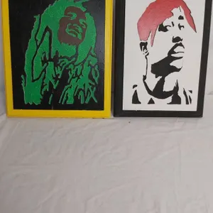 2 Wooden Cut Out Pictures