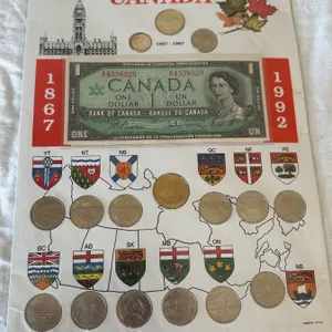 1867-1967 Canada Coin & Bill Set