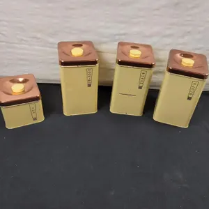 Vintage Lincoln Beautyware Canisters