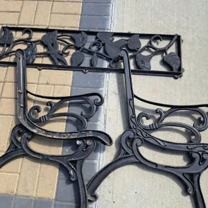 Iron Garden Bench Pieces